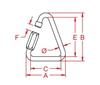 KONG TRIANGLE QUICK LINKS INOX MAGLIA RAPIDA TRIANGOLARE DIAMETRO 10MM.CERTIFICATA